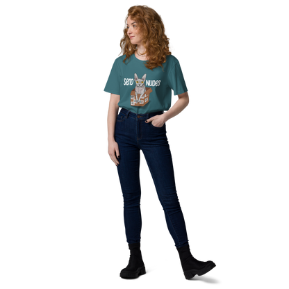 "SEND NUDES" UNISEX ECO TEE by ReNewedPet