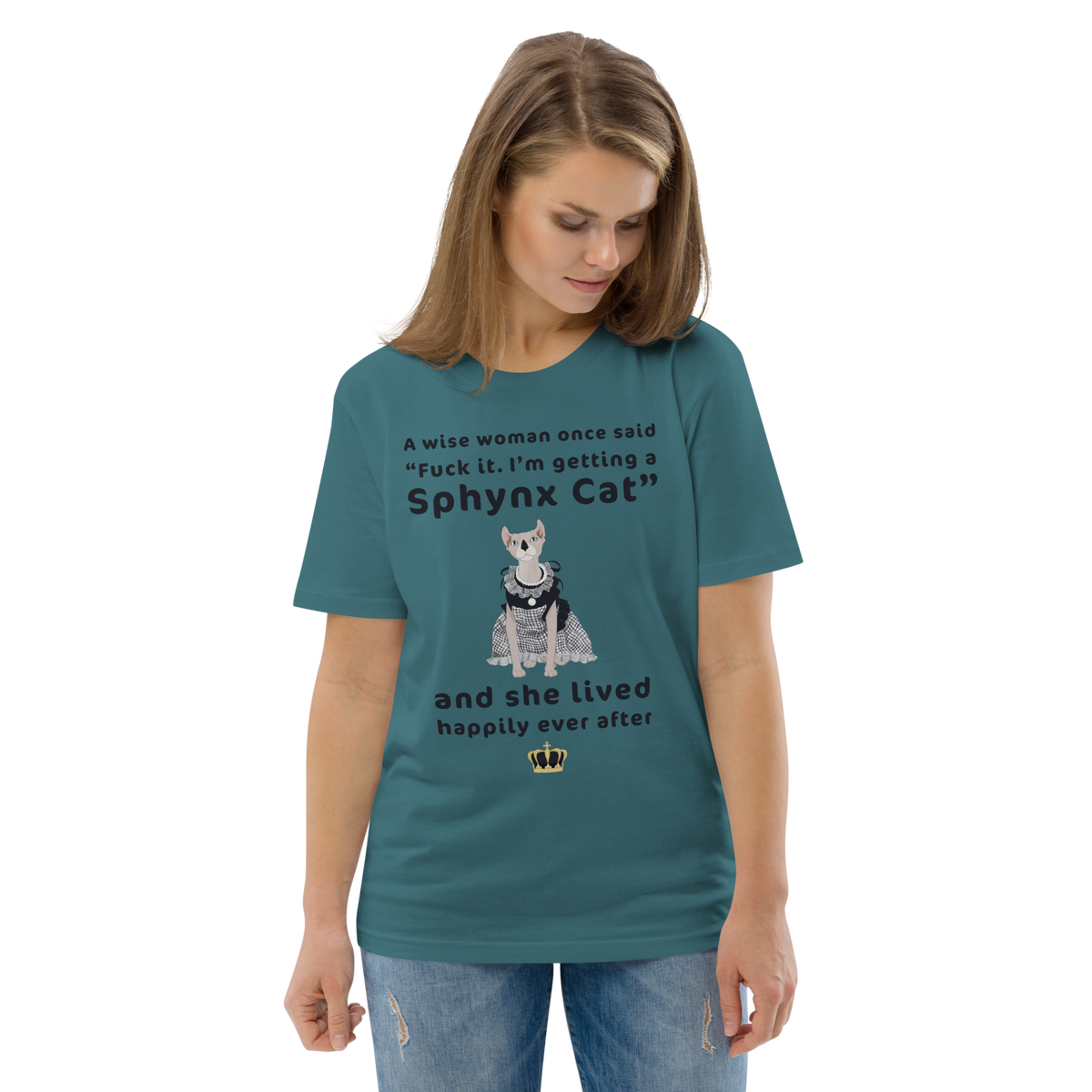 "FUCK IT - I'M GETTING A SPHYNX CAT" ECO TEE by ReNewedPet