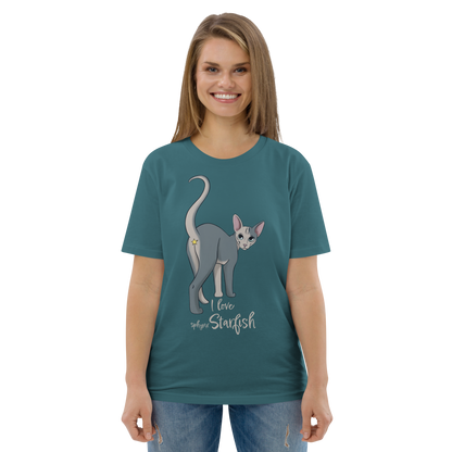 "I LOVE SPHYNX STARFISH" UNISEX ECO TEE by ReNewedPet