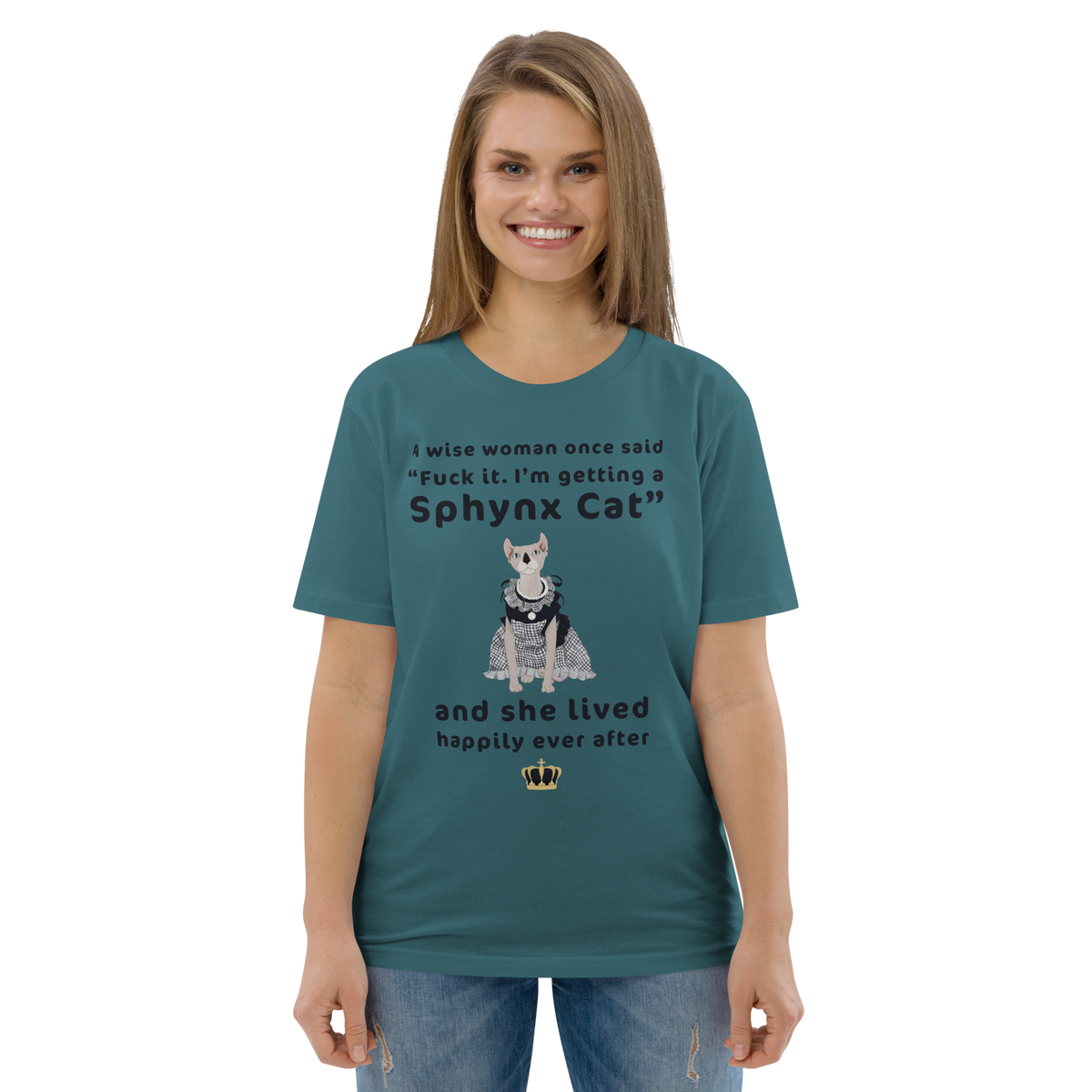 "FUCK IT - I'M GETTING A SPHYNX CAT" ECO TEE by ReNewedPet