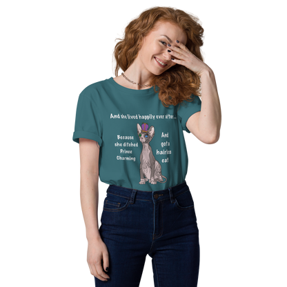 "DITCHED PRINCE CHARMING & GOT A SPHYNX CAT" ECO TEE by ReNewedPet