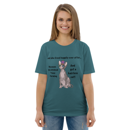 "DITCHED PRINCE CHARMING & GOT A SPHYNX CAT" ECO TEE by ReNewedPet