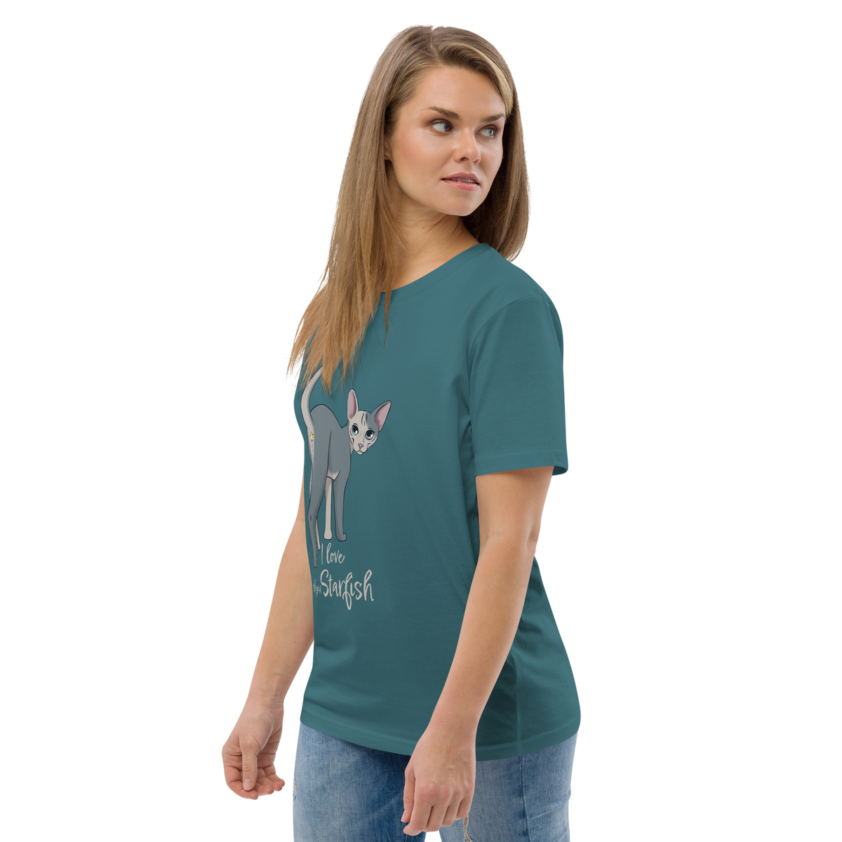 "I LOVE SPHYNX STARFISH" UNISEX ECO TEE by ReNewedPet