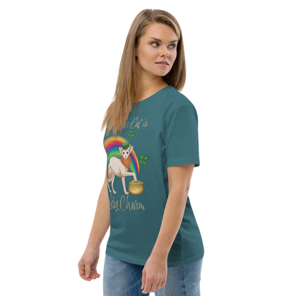 "MY SPHYNX CAT IS MY LUCKY CHARM" - UNISEX TEE by ReNewedPet