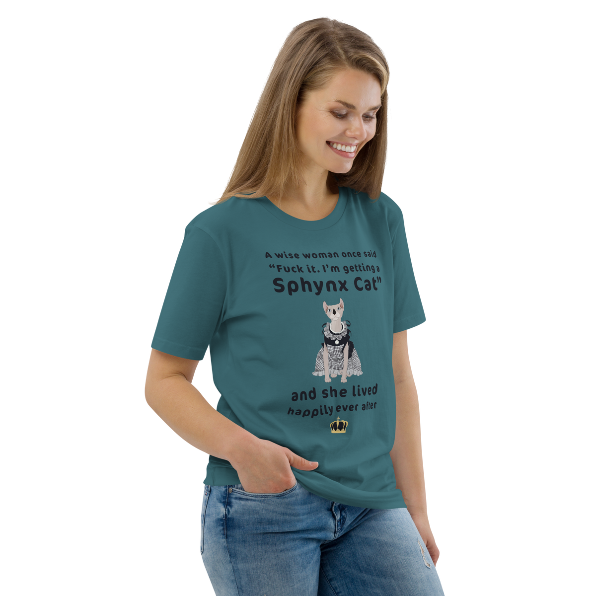 "FUCK IT - I'M GETTING A SPHYNX CAT" ECO TEE by ReNewedPet