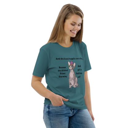 "DITCHED PRINCE CHARMING & GOT A SPHYNX CAT" ECO TEE by ReNewedPet
