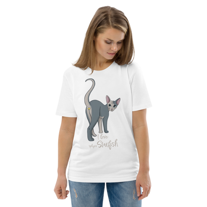 "I LOVE SPHYNX STARFISH" UNISEX ECO TEE by ReNewedPet