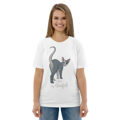 "I LOVE SPHYNX STARFISH" UNISEX ECO TEE by ReNewedPet