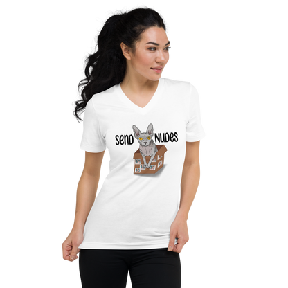"SEND NUDES" UNISEX ECO TEE by ReNewedPet