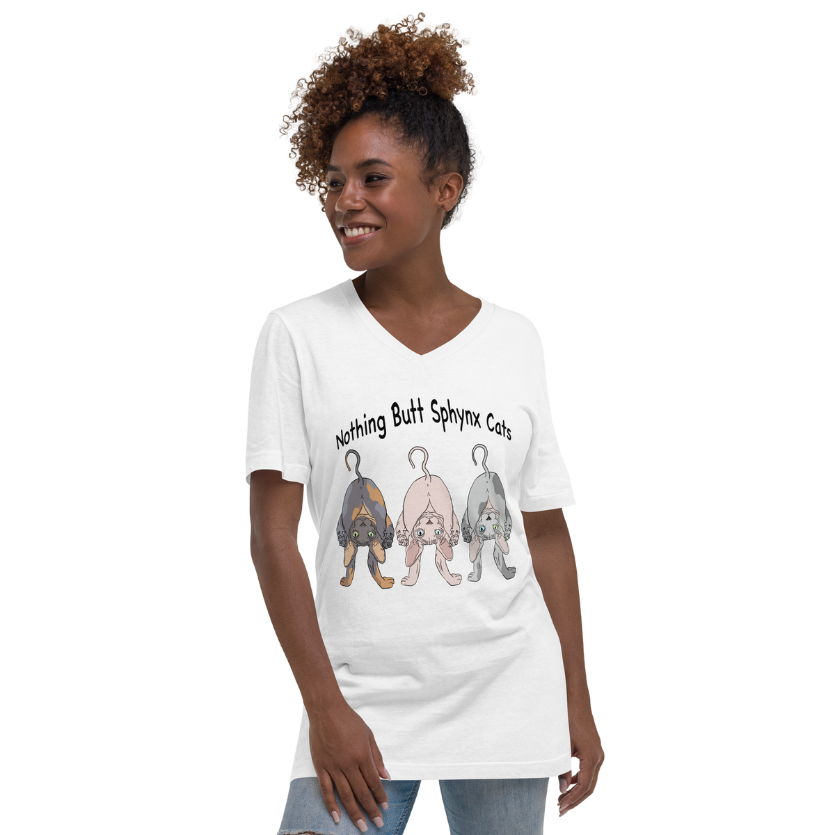 "NOTHING BUTT SPHYNX" UNISEX ECO TEE by ReNewedPet