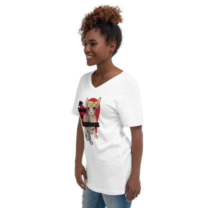 "MY SECRET TO HAPPINESS" UNISEX ECO TEE by ReNewedPet