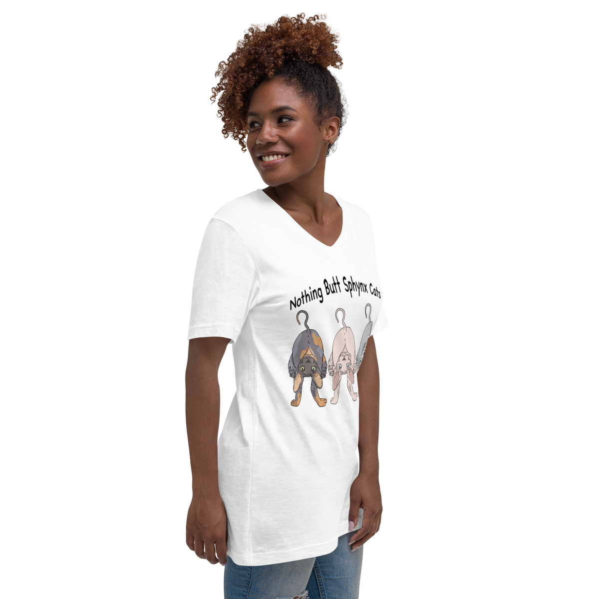 "NOTHING BUTT SPHYNX" UNISEX ECO TEE by ReNewedPet