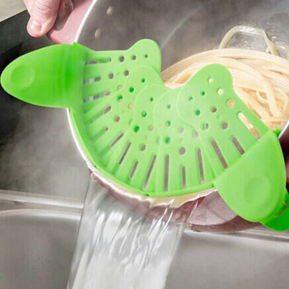🍝 Universal Silicone Clip-On Pot StrainerPot StrainersTorqelo.com