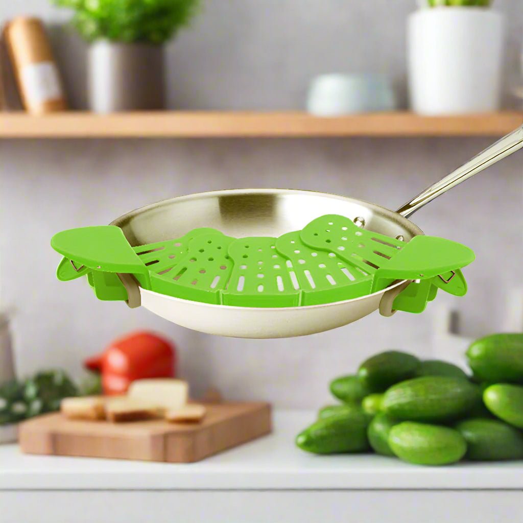 🍝 Universal Silicone Clip-On Pot StrainerPot StrainersTorqelo.com