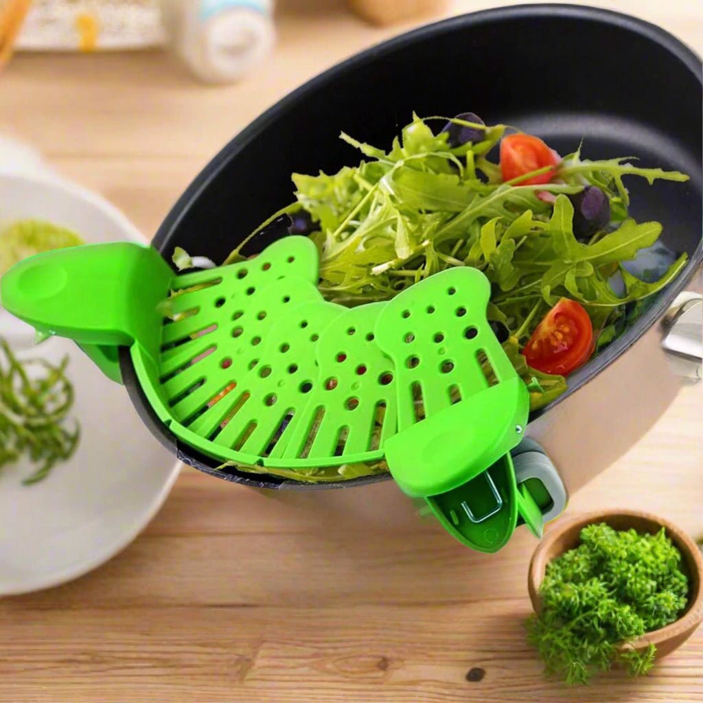 🍝 Universal Silicone Clip-On Pot StrainerPot StrainersTorqelo.com