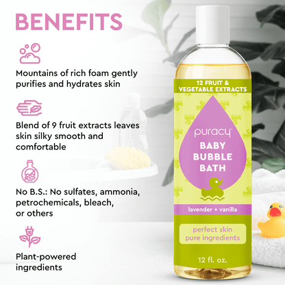 Hypoallergenic baby bubble bath – view 4