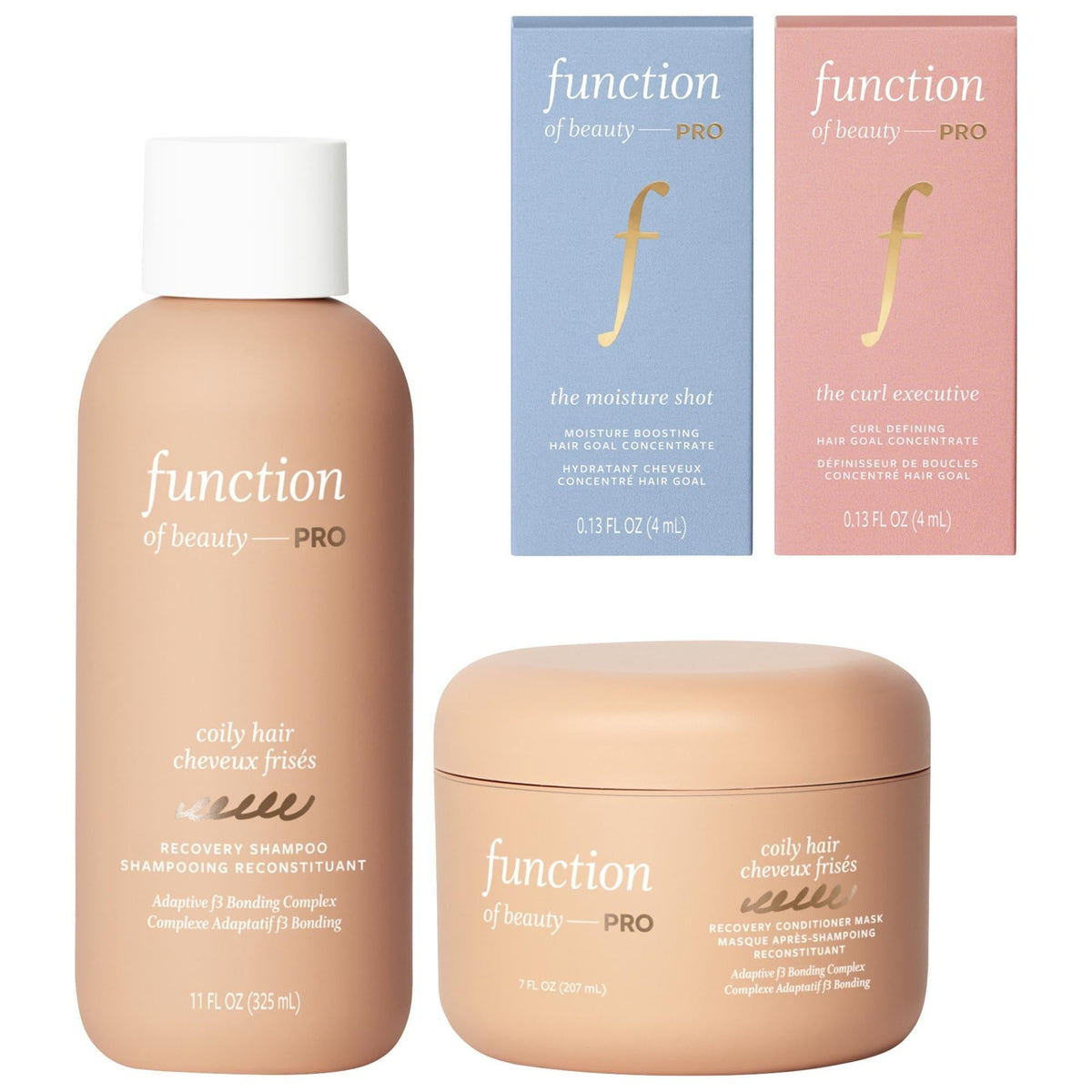 Bond Repair: Coily Hair Repair Set - Curl Definition, Moisture Boost, Anti Breakage - Cruelty & Paraben-Free Treatment by Beauty Care Bag