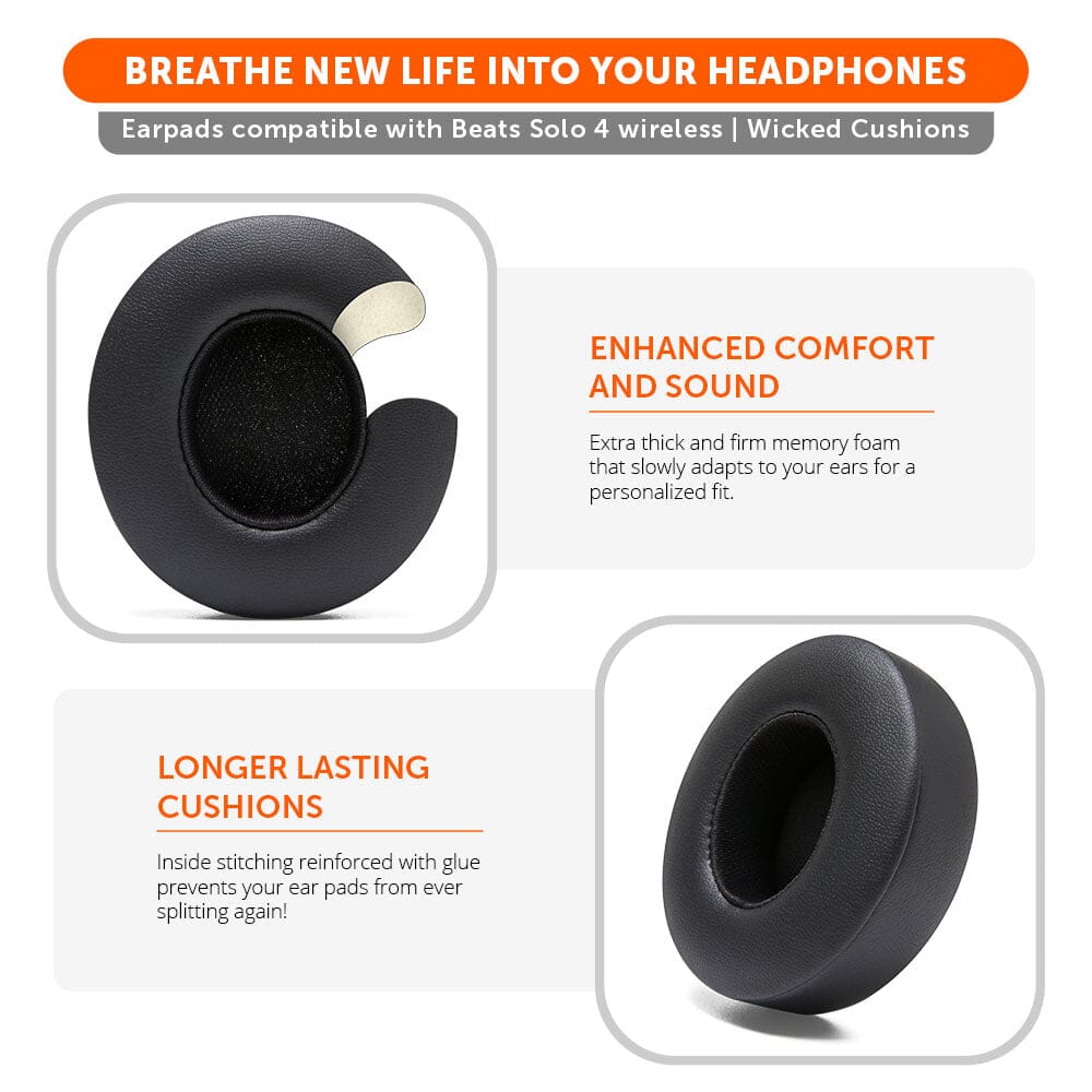Upgraded Beats Solo 4 Earpads - WC PadZ Solo 4Ear PadsTorqelo.com