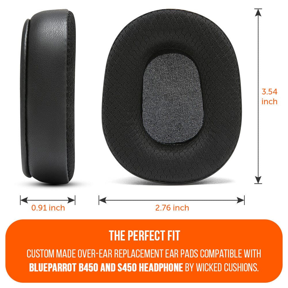 Upgraded BlueParrot B450 Earpads - WC PadZ B450Ear PadsTorqelo.com