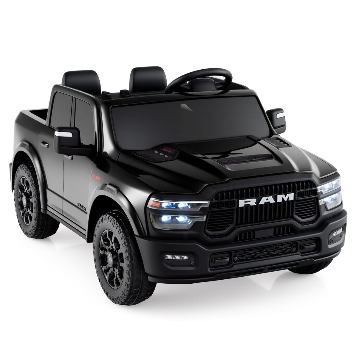 GBruno Store 2 seater 24V licensed Ram ride-on truck for kids, view 7