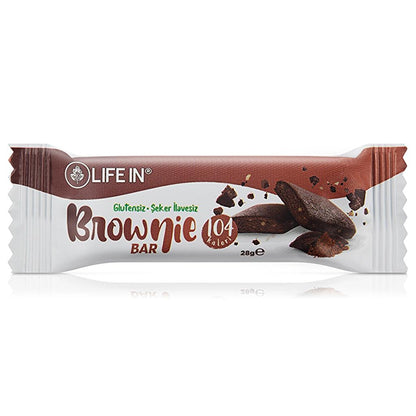 Life In Brownie Bar Delicious Chocolate Cocoa Snack 28g by Beauty Care Bag