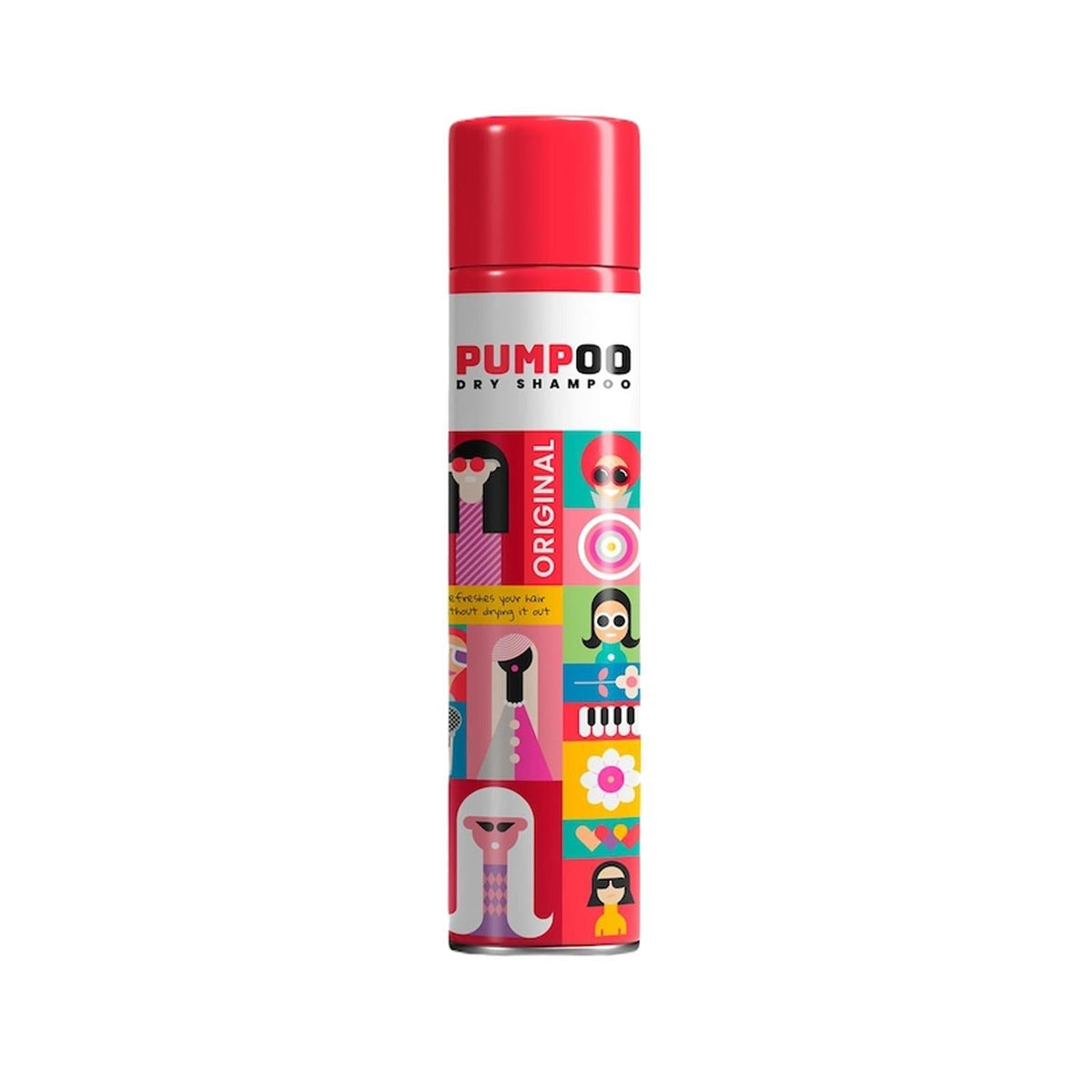 Pumpoo Original Dry Shampoo 200ml - Convenient Waterless Hair Care for Busy Lifestyles by Beauty Care Bag