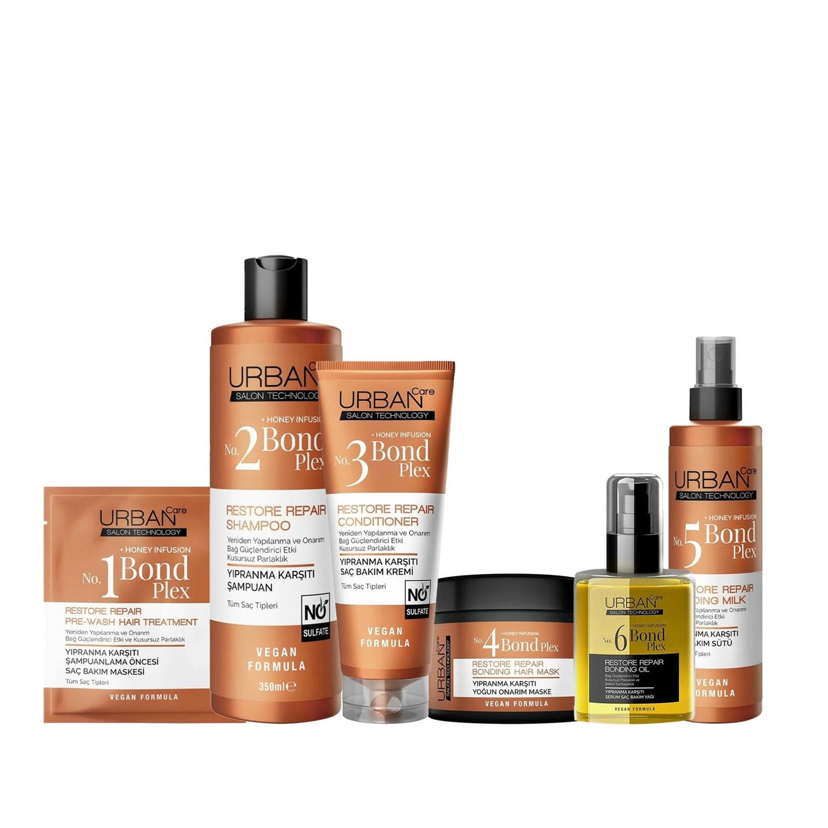 URBAN Care Hair Care Set - Bond Plex Anti-Damage Repair & Protection for Damaged HairHair MaskTorqelo.com