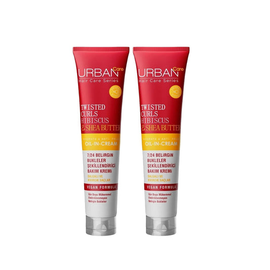 URBAN Care Leave-in Hair Cream for Curly & Wavy Hair - Moisturizing, Hibiscus & Shea Butter, 11.83 fl ozFace CreamTorqelo.com