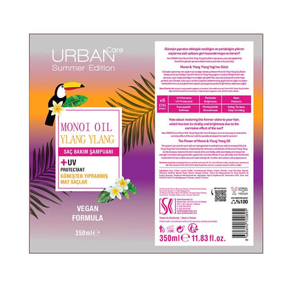Urban Care Monoi & Ylang Ylang Shampoo for Dull Sun-Damaged Hair 350mlHair CareTorqelo.com