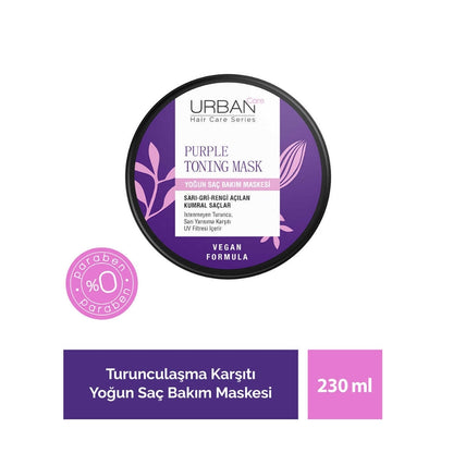 Urban Care Purple Hair Mask for Shine & Anti-Frizz 230ml by Beauty Care Bag