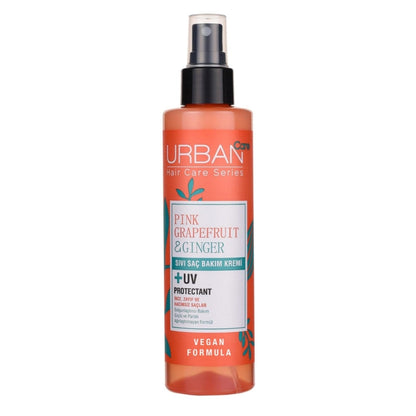 Urban Care Leave-in Hair Cream with Pink Grapefruit & Ginger - 200ml, Paraben-Free, Hair Volume Enhancer by Beauty Care Bag