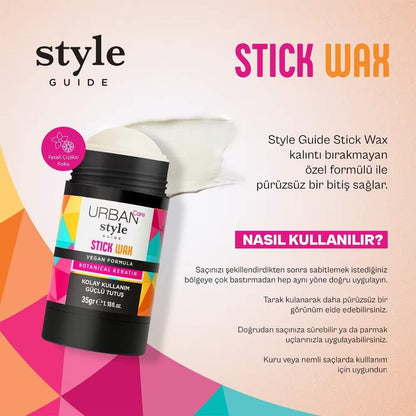 Urban Care Style Guide Stick Wax for Sleek Styling 35g by Beauty Care Bag