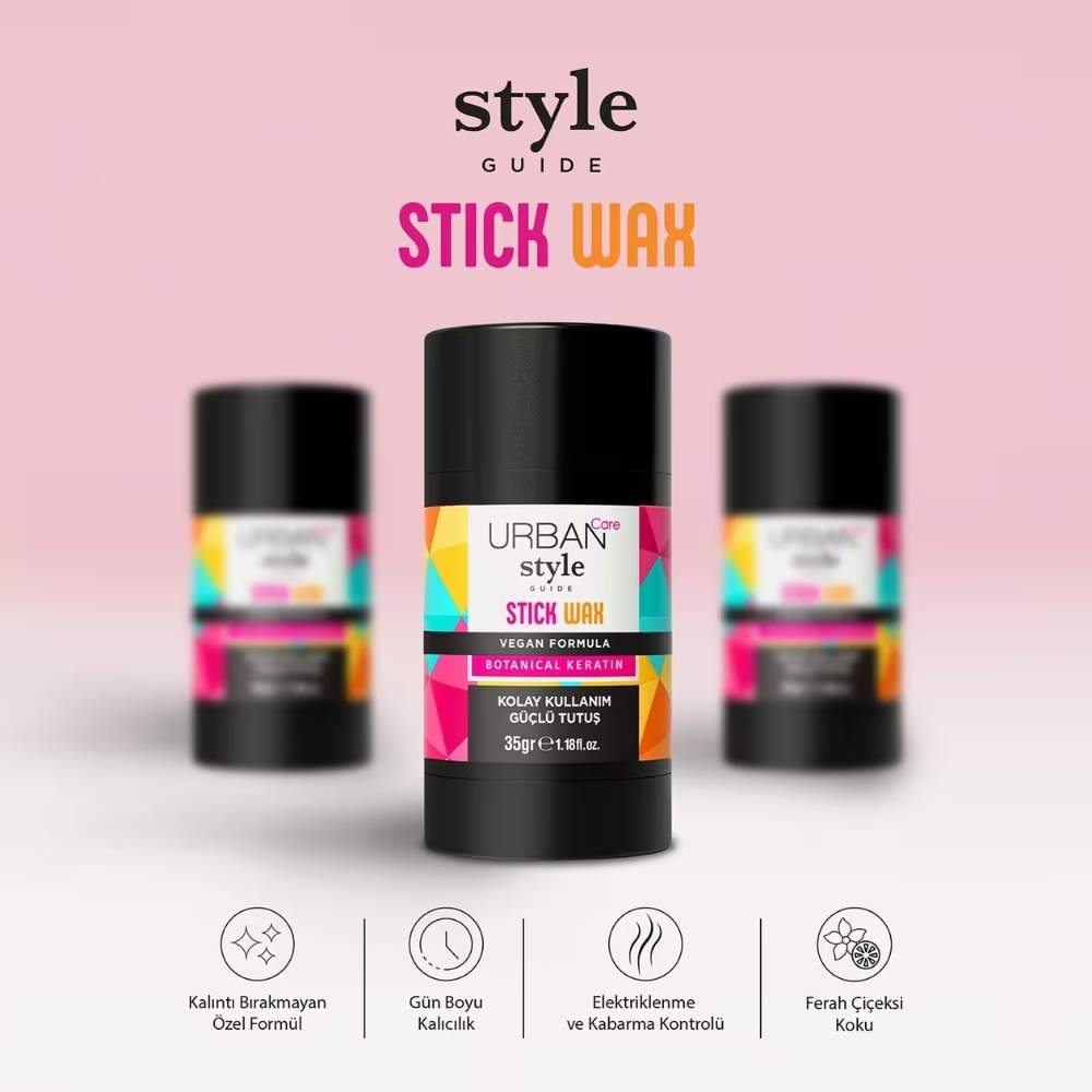 Urban Care Style Guide Stick Wax for Sleek Styling 35g by Beauty Care Bag