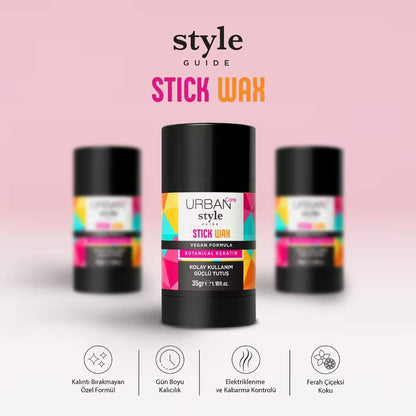 Urban Care Style Guide Stick Wax for Sleek Styling 35g by Beauty Care Bag