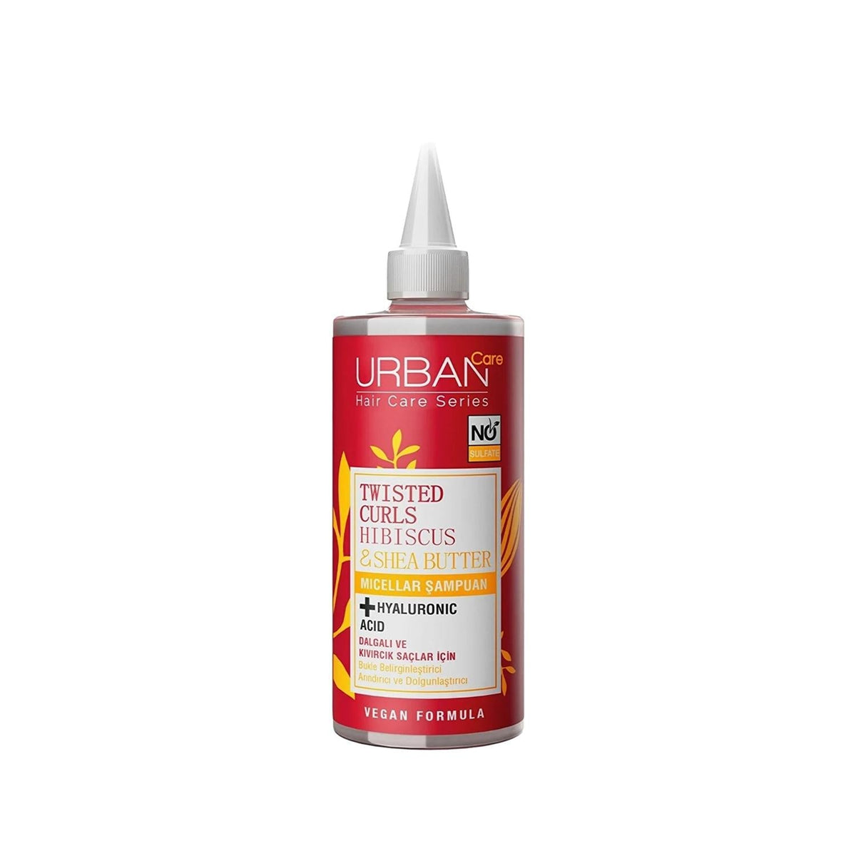 URBAN Care Sulfate-Free Shampoo for Curly Hair - Gentle Micellar Cleansing with Hibiscus & Shea Butter, 340mlShampooTorqelo.com