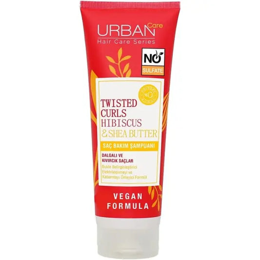 Urban Care sulfate-free curly hair shampoo with hibiscus and shea butter, 8.45 fl oz