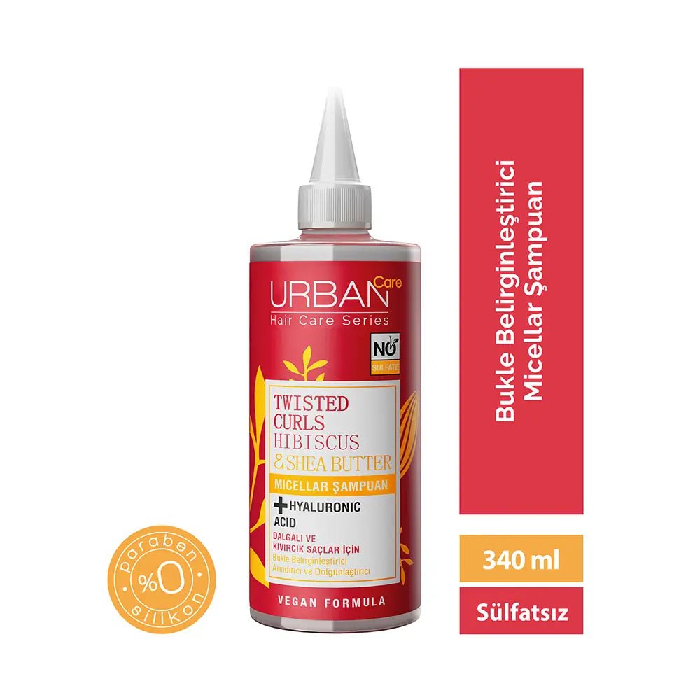 Urban Care Twisted Curls Hibiscus & Shea Butter Shampoo 340 mlHair CareTorqelo.com