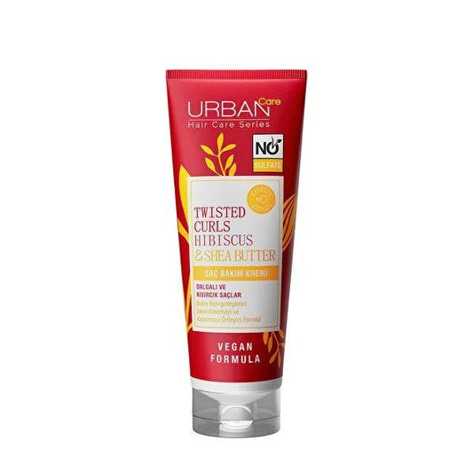 URBAN Care Twisted Curls Sulfate-Free Hair Cream with Hibiscus & Shea Butter - Moisturizing & Nourishing for Curly & Wavy HairFace CreamTorqelo.com