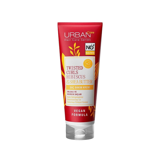 URBAN Care Twisted Curls Sulfate-Free Hair Cream with Hibiscus & Shea Butter - Moisturizing & Nourishing for Curly & Wavy HairFace CreamTorqelo.com