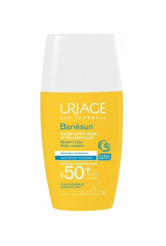 Uriage Bariesun ultra light sunscreen fluid SPF 50+, 30 ml