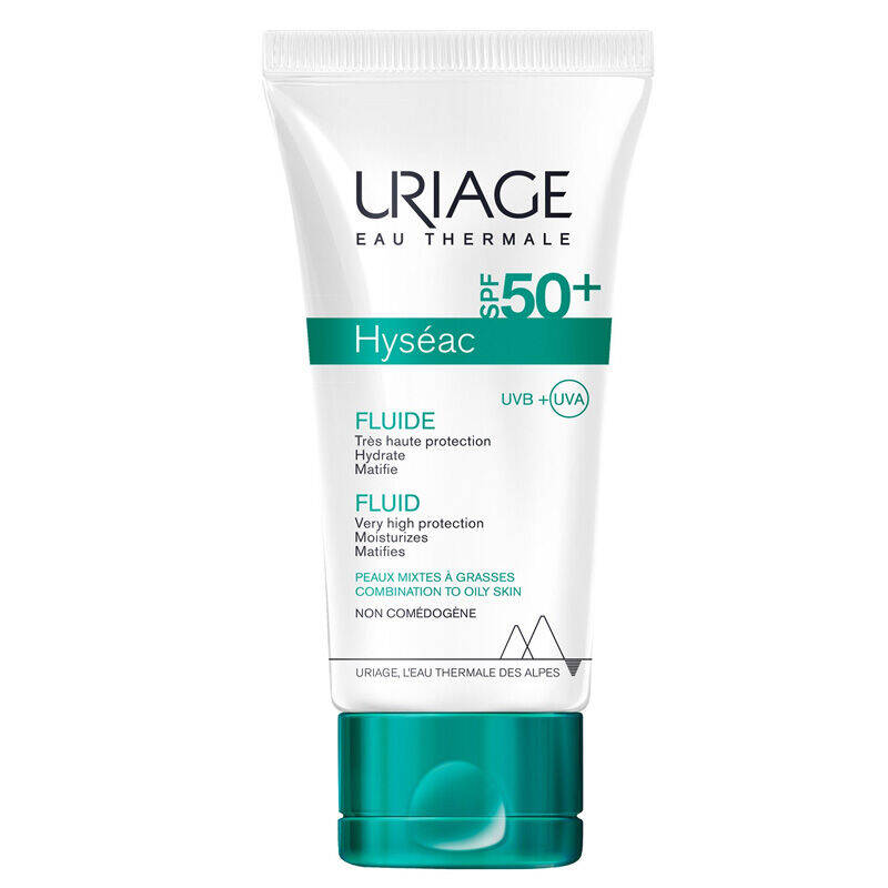 Uriage Hyseac Mattifying Fluid SPF50+ Sunscreen 50 ml by Beauty Care Bag