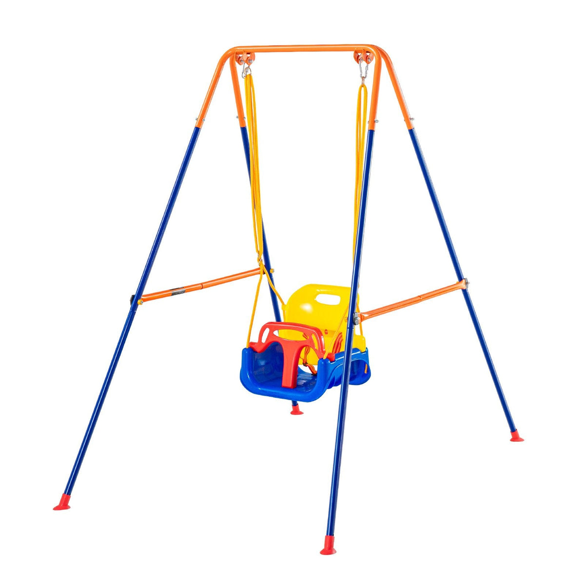 VEVOR Swing Sets for Backyard, 3-in-1 Toddler Swing Set with 4 by Lemon Thalassa