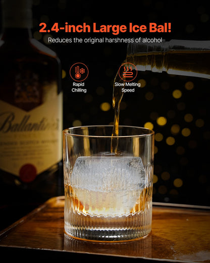 VEVOR Ice Diamond Press, 2.4" Ice Ball Maker, Aviation Aluminum by Lemon Thalassa