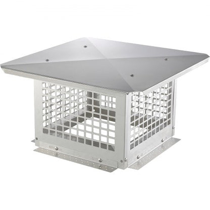 VEVOR Chimney Cap, 12 x 12 inch, 304 Stainless Steel Fireplace Chimney by Lemon Thalassa