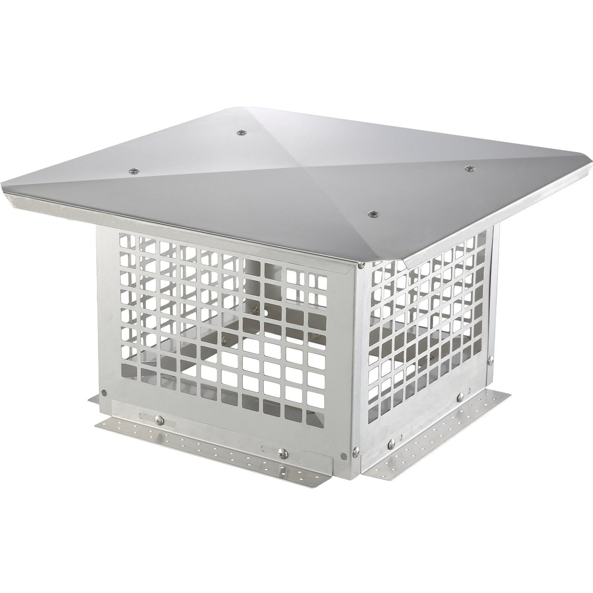 VEVOR Chimney Cap, 12 x 12 inch, 304 Stainless Steel Fireplace Chimney by Lemon Thalassa