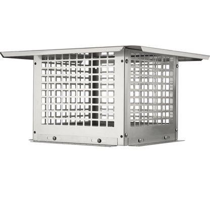 VEVOR Chimney Cap, 12 x 12 inch, 304 Stainless Steel Fireplace Chimney by Lemon Thalassa