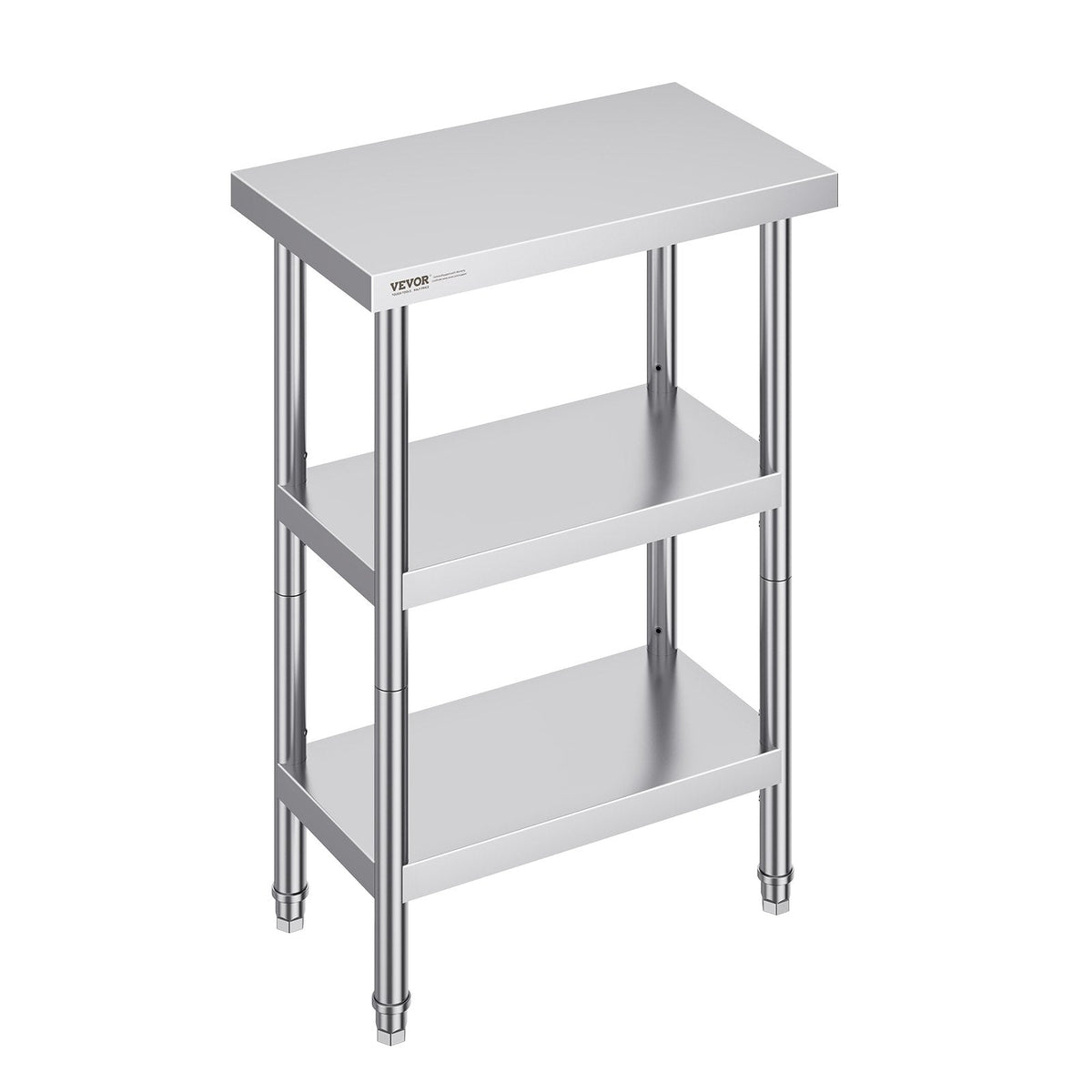 VEVOR Stainless Steel Food Prep Table Commercial Kitchen Work Table by Lemon Thalassa