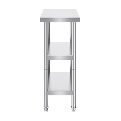 VEVOR Stainless Steel Food Prep Table Commercial Kitchen Work Table by Lemon Thalassa