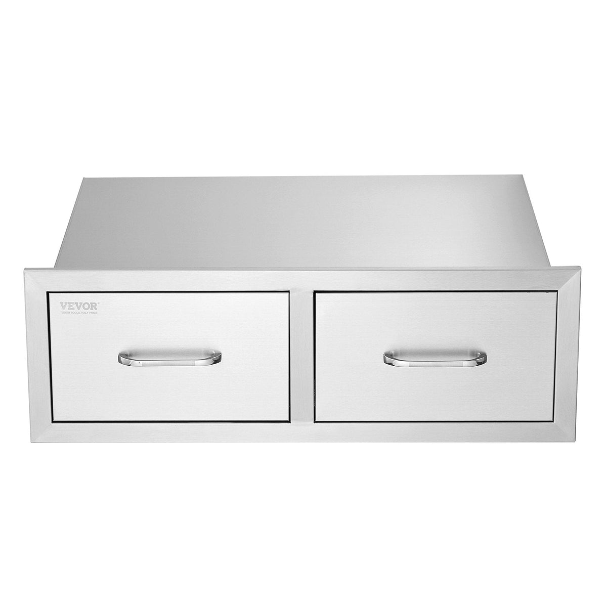 VEVOR Outdoor Kitchen Drawers 30 W x 10 H x 20 D, Horizontal Double by Lemon Thalassa