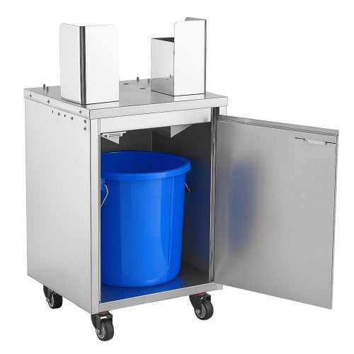 VEVOR Movable Base Cabinet for Orange Juicer, Thickened Stainless by Lemon Thalassa